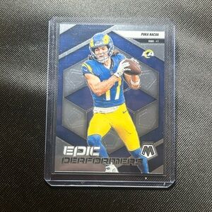 Los Angeles Rams WR Puka Nacua Panini Epic Performers football trading card